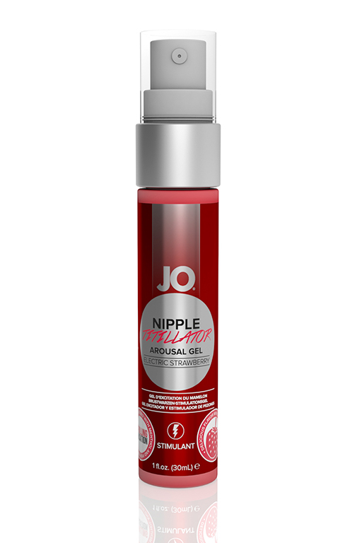 Возбуждающий гель для сосков JO Nipple Titillator "Электрическая клубника" Electric Strawberry