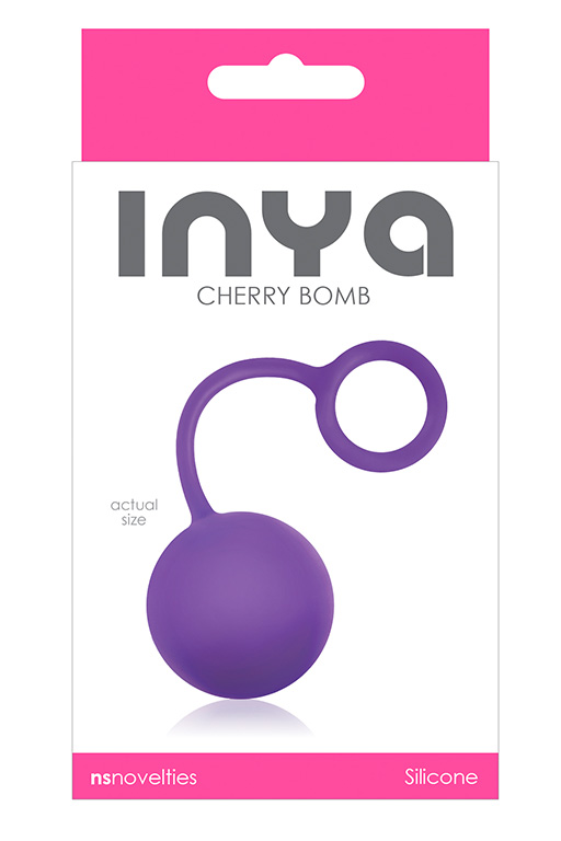 Вагинальный шарик INYA - Cherry Bomb - Purple