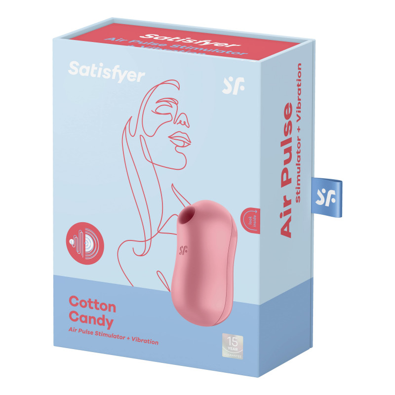 Вакуумно-волновой вибростимулятор Satisfyer Cotton Candy (розовый)